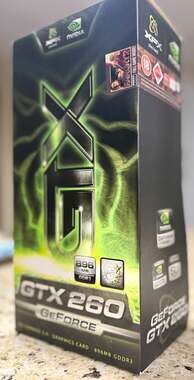 XFX NVIDIA GeForce GTX 260 896MB GDDR3 Graphics Card BOXED with Games
